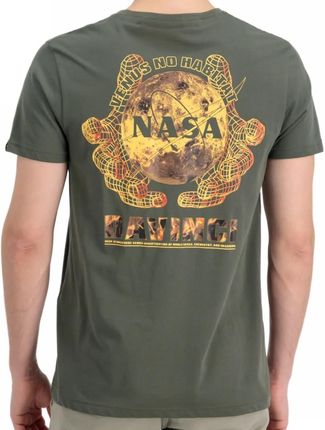Koszulka Alpha Industries NASA Davinci T 136508 142 - Zielona 