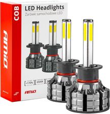 Amio Żarówki Samochodowe Led Cob 4Side H1 Amio-02842