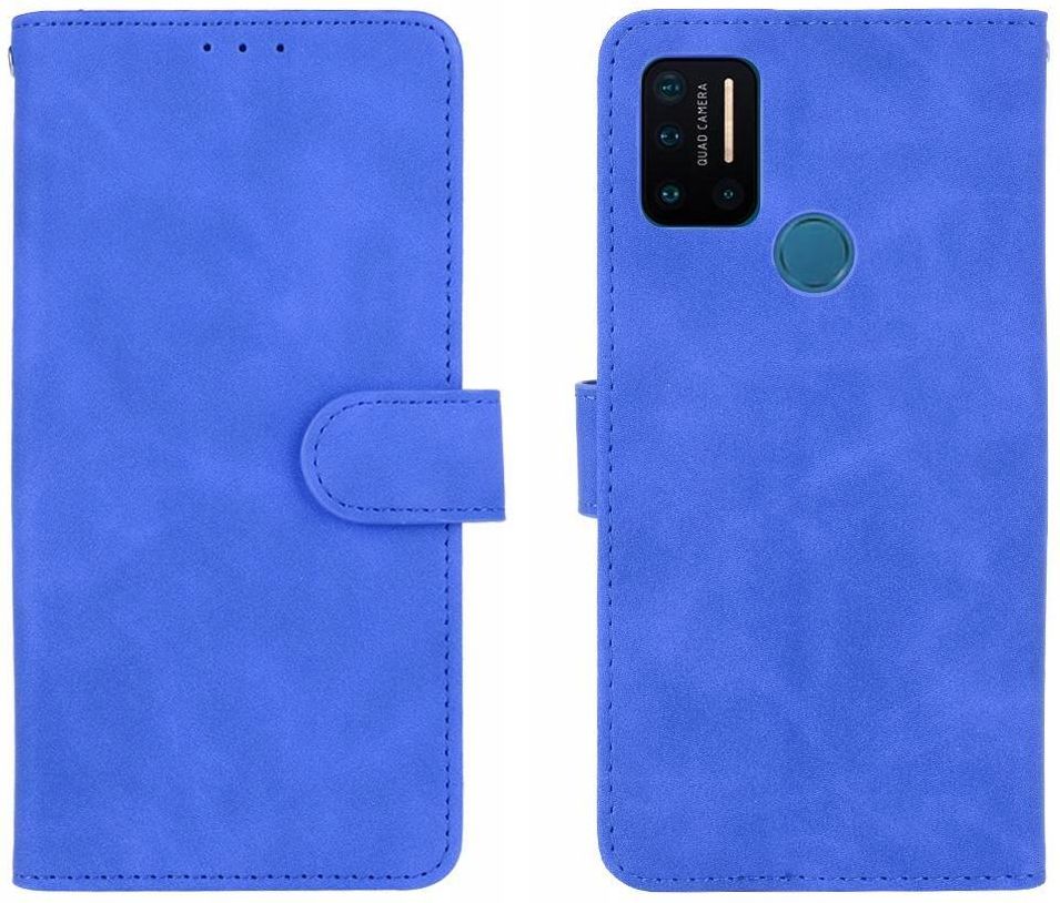Dedux Portafoglio Custodia Cover Compatibile con UMIDIGI A7 PRO, Cover per Biglietti da Visita in Pelle Retro con Chiusura Magnetica Premium Pu Flip, Nero