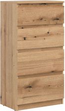 Zdjęcie Liveo Komoda Remi Rm04 55X105X35 Cm Dąb Evoke 100440645 - Słubice