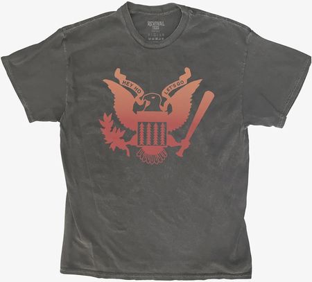 Merch Revival Tee - Ramones Hey Ho Lets Go Eagle Crest Unisex T-Shirt Black