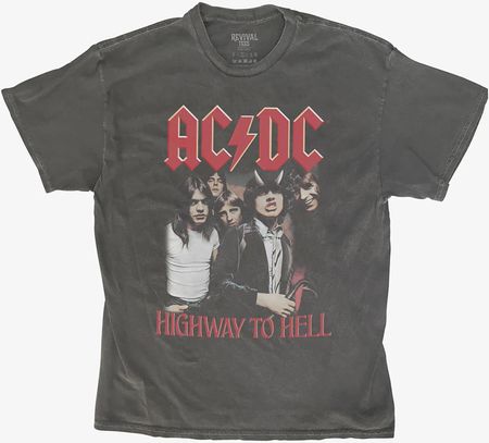 Merch Revival Tee - AC/DC Bandmates Highway To Hell Unisex T-Shirt Black