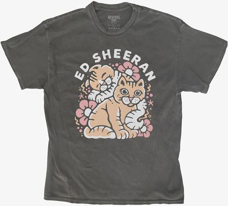 Merch Revival Tee - Ed Sheeran Cats Unisex T-Shirt Black