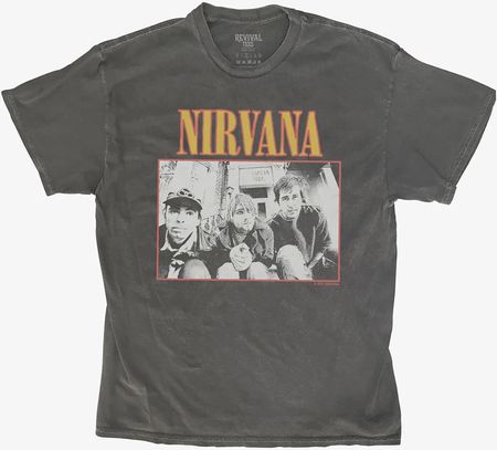 Merch Revival Tee - Nirvana Band Shot Unisex T-Shirt Black