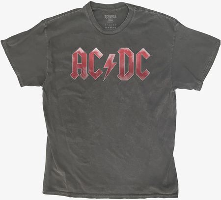Merch Revival Tee - AC/DC Red Ice Logo Unisex T-Shirt Black
