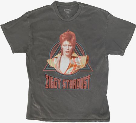 Merch Revival Tee - David Bowie As Ziggy Stardust Unisex T-Shirt Black