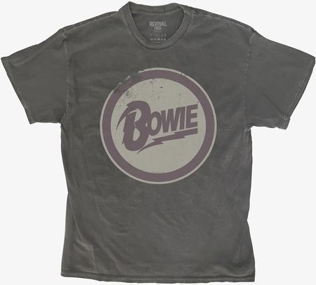 Merch Revival Tee - David Bowie Diamond Dogs Black Badge Unisex T-Shirt Black