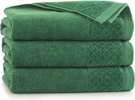 Zwoltex Ręcznik Frotte Primavera Zielony 450G/M2 Rozmiar 30X50 Cm 30443