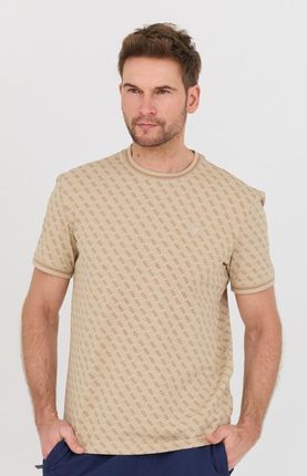 GUESS Beżowy t-shirt Marshall