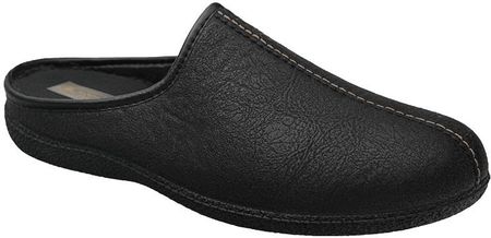 Kapcie SANITAL FLEX LC9923 H Black Czarne Pantofle domowe Ciapy zdrowotne