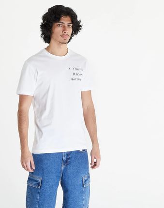 Calvin Klein Jeans Diffused Stacked Short Sleeve Tee Bright White
