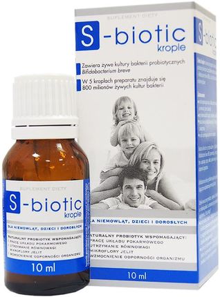S-biotic krople dla niemowląt, dzieci i dorosłych 10ml
