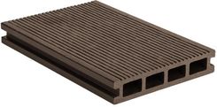 Deska tarasowa G21 2,5 x 14 x 400 cm, tek indyjski mat, WPC
