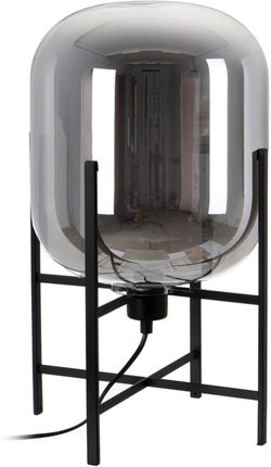 Bigbuy Home Lampa Stołowa Szkło Czarny Metal 28 X 47 Cm (S8800732)