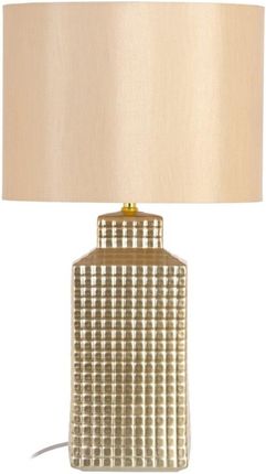 Bigbuy Home Lampa Stołowa Ceramika Tkanina Syntetyczna Złoty 36 X 46 Cm (S8801044)