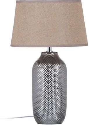 Bigbuy Home Lampa Stołowa Ceramika 30 X 48 Cm Srebro (S8801861)
