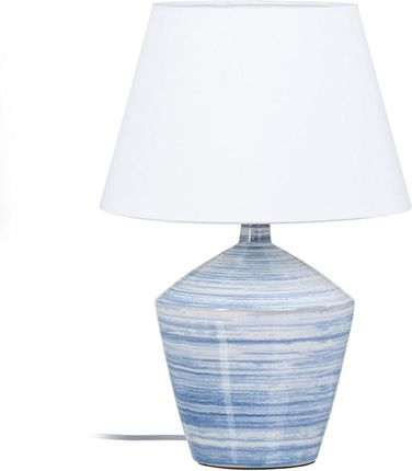 Bigbuy Home Lampa Stołowa 30,5 X 44,5 Cm Ceramika Niebieski Biały (S8802338)