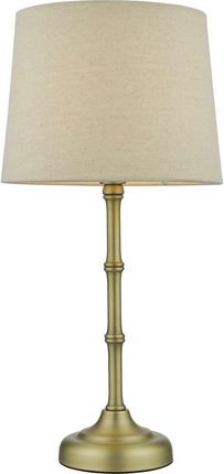 Dar Lighting Lampa Stołowa Cane Table Lamp Antique Brass With Shade (Ad-Can4275)