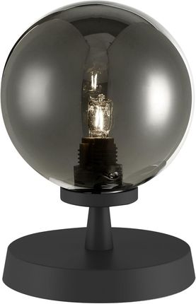 Dar Lighting Lampa Stołowa Esben Touch Table Lamp Matt Black With Smoked Glass (Ad-Esb4122-01)
