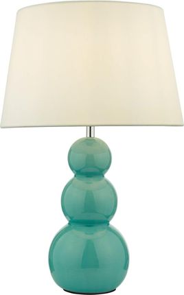 Dar Lighting Mia Table Lamp Teal Ceramic Base Only (Ad-Mia4224)