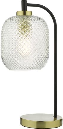 Dar Lighting Lampa Stołowa Tehya Table Lamp Matt Black Textured Glass (Ad-Teh4254)