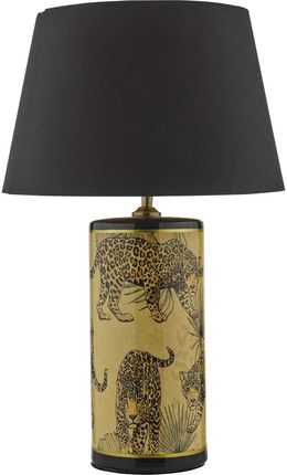 Dar Lighting Lampa Srołowa Eliza Table Lamp Leopard Motif In Gold Base Only (Ad-Eli4235)
