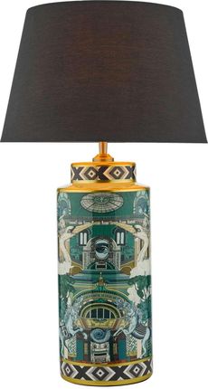 Dar Lighting Lampa Srołowa Teisha Table Green/Gold Animal Motif Base Only (Ad-Tei4255)