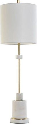 Dkd Home Decor Lampa Stołowa Biały Złoty Metal Marmur 50 W 220 V 25 X 81 Cm (S3052920)