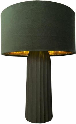 Dkd Home Decor Lampa Stołowa Aksamit Aluminium Kolor Zielony (26 X 26 37 Cm) (S3040193)