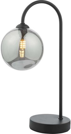 Dar Lighting Lampa Stołowa Eissa 1 Light Touch Table Lamp Matt Black Smoked Glass (Ad-Eis4122)