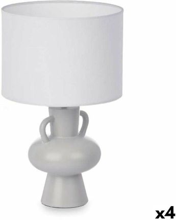 Gift Decor Lampa Stołowa Wazon 40 W Szary Ceramika 24 X 39,7 Cm (4 Sztuk) (S3631500)