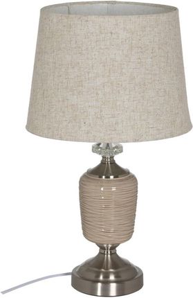 Bigbuy Home Lampa Beżowy Srebrzysty Metal Szkło 10 W 31,5 X 54 Cm (S8805194)