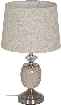 Bigbuy Home Lampa Beżowy Srebrzysty Metal Szkło 10 W 27 X 45 Cm (S8805282)