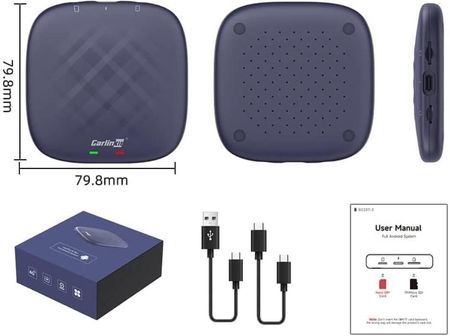 Carinkit Tbox Plus 13.0 4＋64GB Carlinkit Tbox Plus Android 13.0 Carplay AI Box-Wireless