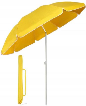 Sekey Parasol Plażowy Żółty 160Cm Średnica 1646723054