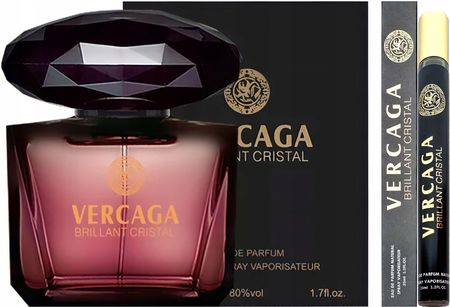 ZESTAW Vercaga Brillant Bright Crystal Noir perfumy damskie 100ml + 35ml