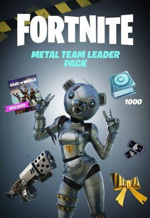Fortnite Metal Team Leader Pack + 1000 V-Bucks Challenge (Xbox One Key)