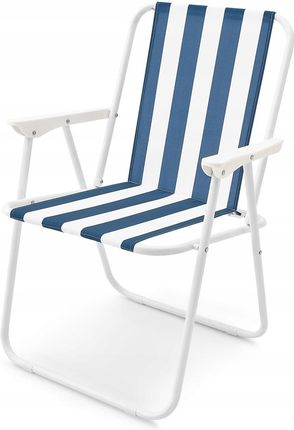 Mat-Company Krzesło Plażowe Turystyczne Składane Fotel Leżanka