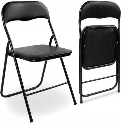 Ehokery Krzesło Składane Basico Czarne