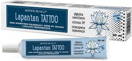 BotanicHelp Lapanten TATTOO Krem po zabiegu tatuażu i makijażu permanentnego, 50ml