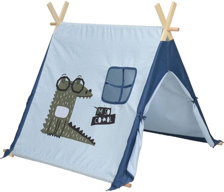 Namiot Dla Dzieci Z Okienkiem I Drewnianym Stelażem 101 X 106 X 106 cm Hz1992820