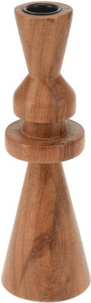 Home Styling Collection Drewniany Świecznik Akacja 22cm A98808510Pattern3