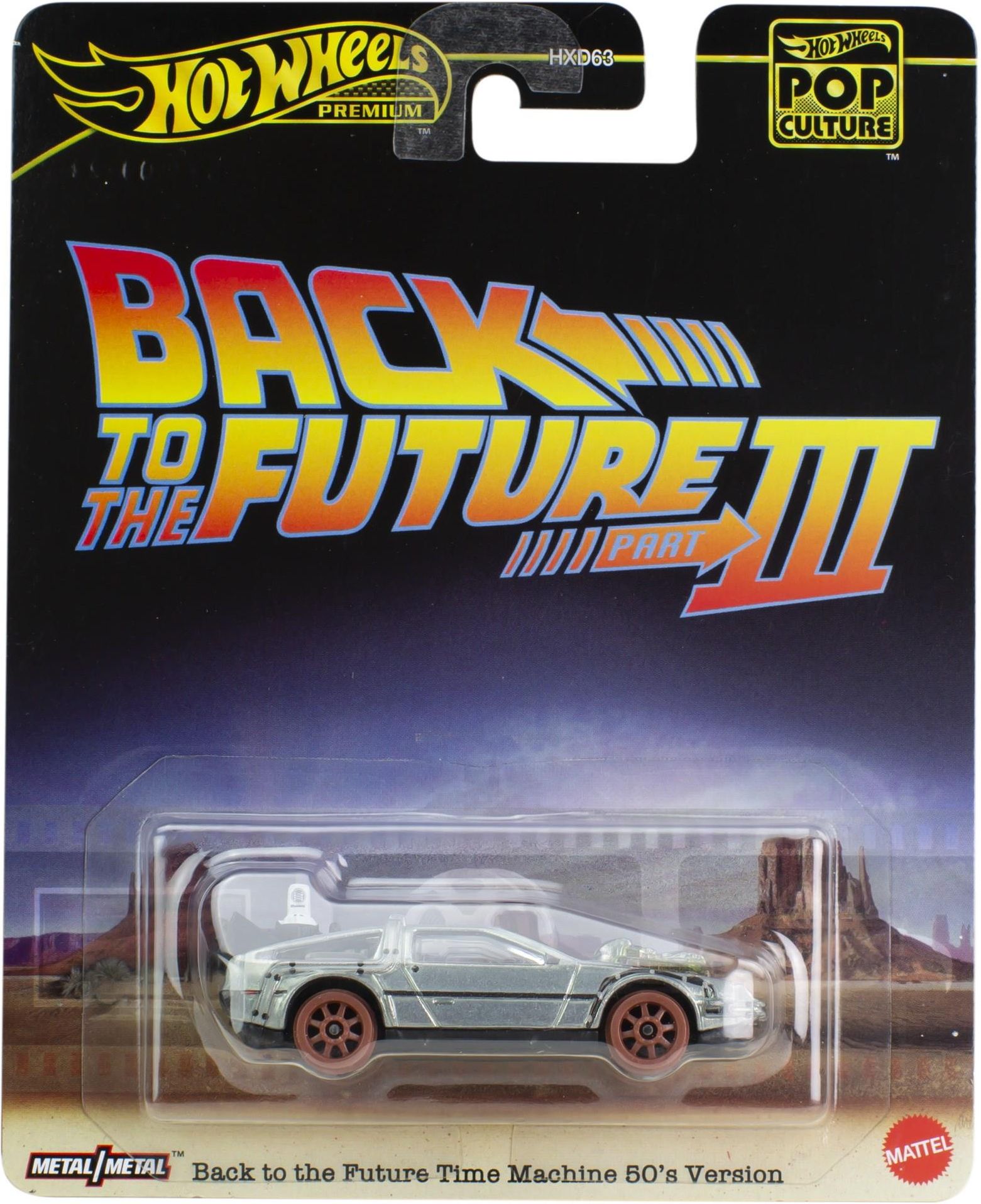 Hot Wheels Premium Pop Culture Back To The Future Time Machine