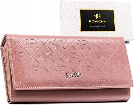 Portfel damski różowy Rovicky RPX-24-PMT
