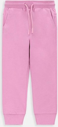 Spodnie dresowe  różowe o fasonie REGULAR