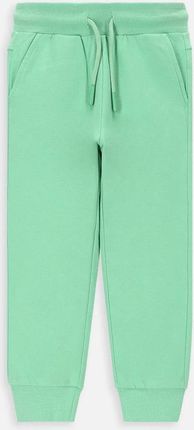 Spodnie dresowe  zielone o fasonie REGULAR