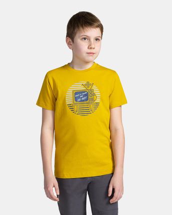 Kilpi T-Shirt Chłopięcy Salo Jb Żółte