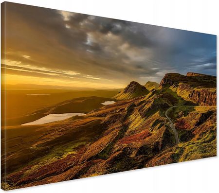 Printedwall Obraz na płótnie góry skały panorama Nowoczesny na ścianę 70x50 