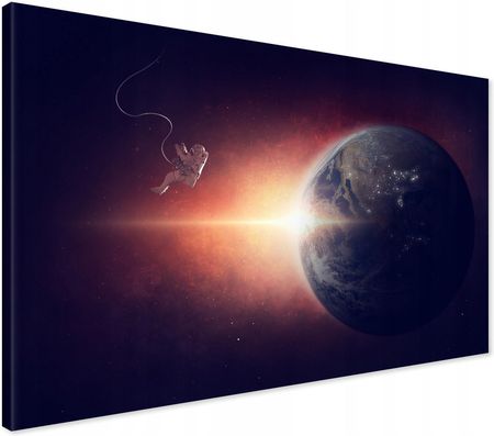 Printedwall Obraz na płótnie kosmos ziemia Nowoczesny na ścianę 70x50 