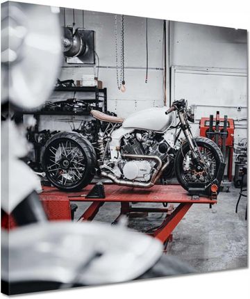 Zesmakiem Obrazy 30x30 Yamaha Motocykl Garaż (H8111Z_PC1AI_30X30CM)